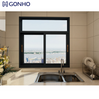 Portes et fenêtres coulissantes modernes en alliage d'aluminium avec isolation phonique et thermique pour la maison