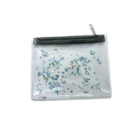 Nouvelle trousse de toilette portable en PVC transparente, résistante à l'eau, grande capacité, avec pochette zippée