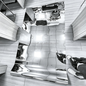 Tapis de Couloir Miroir Réutilisable Argenté 0,7 mm Lisse, Couleur Personnalisée, Étanche, Anti-Rayures, Épais - Product Image 5