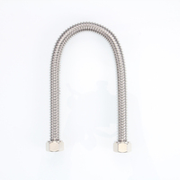 Tuyau flexible en acier inoxydable 304 plaqué, tuyau métallique ondulé pour gaz, eau, résistance aux températures élevées, tuyaux de plomberie durables