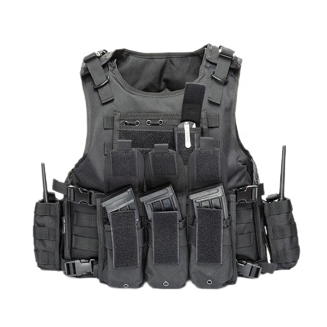 Premium Multi-Pocket Buckle Tactical Vest for Quick Access in High-Risk Environments