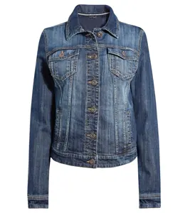 Custom Made custom men black distressed denim jackets wholesale jeans jackets men Street Wears Supplier