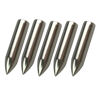 Flèches pour arc-en-ciel, accessoire de tactique, à tête large, pointes de pratique, en bambou, bois, pour flèche OD6mm
