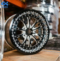 Jantes Beadlock personnalisées 1 pièce, 17, 18, 19, 20 pouces, jantes forgées Beadlock, 5x112, 5x114.3, jantes de course de dragster pour R8 GTR EVO2