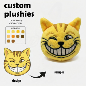 Fabricante <span class=keywords><strong>de</strong></span> Peluches Personalizados, Fábrica <span class=keywords><strong>de</strong></span> Peluches <span class=keywords><strong>de</strong></span> Animales, Gato Sonriente y Haciendo Ojos a la Cielo, Decoración para Cafetería <span class=keywords><strong>de</strong></span> Gatos, Productos <span class=keywords><strong>de</strong></span> Studio Ghibli, Peluche Personalizado <span class=keywords><strong>de</strong></span> Mascotas - Product Image 1