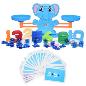 Montessori brinquedos educativos para crianças jogo de tabuleiro de equilíbrio digital 'Cão' para idades de 2 a 4 e 5 a 7 anos