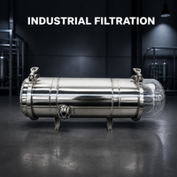 Nouveau filtre à eau domestique en acier inoxydable 304 UF, 6000-15000L/H, système de filtration d'eau domestique à membrane PVDF autonettoyante