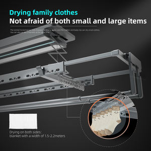 Sèche-linge électrique à séchage rapide, monté au plafond, avec protection contre <span class=keywords><strong>les</strong></span> acariens UV et protection contre <span class=keywords><strong>les</strong></span> surcharges, idéal pour <span class=keywords><strong>les</strong></span> appartements - Product Image 5