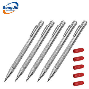 Penna per scrittura diamantata con punta in carburo di tungsteno manuale in metallo legno e vetro per matita per taglio di intaglio del legno - Product Image 1