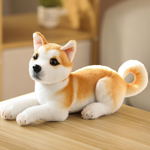 32cm bouledogue Husky Shar Pei Akita Beagles Styles Kawaii vraie vie <span class=keywords><strong>peluche</strong></span> chien en <span class=keywords><strong>peluche</strong></span> jouet pour la décoration de la maison - Product Image 4