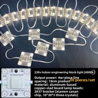 Module LED à réflexion diffuse pour enseigne lumineuse publicitaire à courant constant 220V, idéal pour plafond tendu