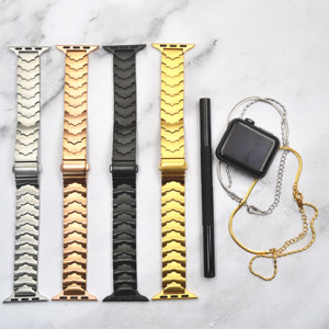 <span class=keywords><strong>Bracelet</strong></span> pour <span class=keywords><strong>femme</strong></span>, remplacement, acier inoxydable 304, <span class=keywords><strong>bracelet</strong></span> de montre pour <span class=keywords><strong>Apple</strong></span> Smart <span class=keywords><strong>Watch</strong></span> - Product Image 1