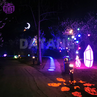 Proyector LED de Patrones Dinámicos para Publicidad Exterior en Jardines, Parques y Eventos Públicos