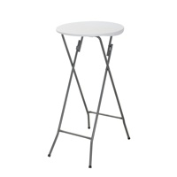 Table à manger pliante en plastique de haute qualité - Légère, durable, résistante aux UV, pour hôtel et usage extérieur