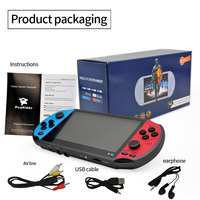 Console de jeu portable Topworld X12, écran 5,1 pouces, mémoire intégrée de 16 Go, plus de 1000 jeux, lecteur de jeux rétro, prend en charge PS1 Arcade