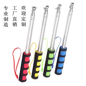 Pointeur télescopique en acier inoxydable 2m 3m, guide de pointage portable pour le tourisme et les voyages en plein air - Product Image 1