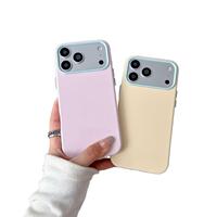 Coque de téléphone antichoc transparente en TPU souple, style sophistiqué haut de gamme, personnalisable avec impressions, pour iPhone 12, 13, 14 Pro, 15, 16, 17 Pro Max