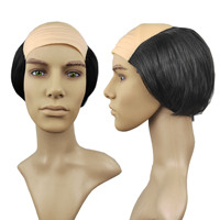 Perruque de vieil homme à tête chauve, cheveux courts raides ou ondulés, perruques amusantes de clown pour cosplay, pour fête d'Halloween