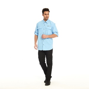 <span class=keywords><strong>Camisa</strong></span> de Pesca Tejida para Hombre, Protección Solar <span class=keywords><strong>PFG</strong></span> Omni-shade UPF 50, Manga Larga, Casual, 100% Nailon, Estilo Bahama - Product Image 2