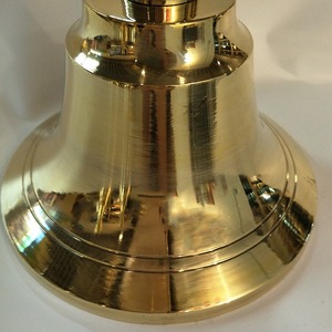 All'ingrosso metallo ottone manubrio di natale tavolo campana di ricevimento cena a mano campana Hotel scrivania suoneria - Product Image 6