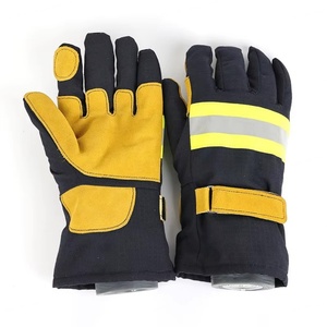 Gants de sauvetage et de lutte contre l'incendie AmpsafeX MKF-11, cuir aramide de qualité supérieure, ignifuge, imperméable, isolation thermique, manchette élastique 28 cm - Product Image 5