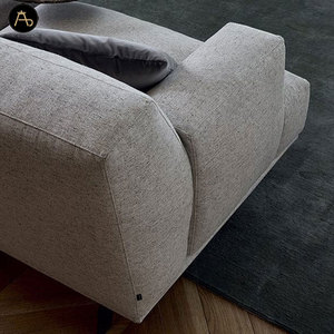 नवीनतम इतालवी हंस पंख डिजाइन सोफे समकालीन कमरे में रहने वाले सोफे सेट - Product Image 6