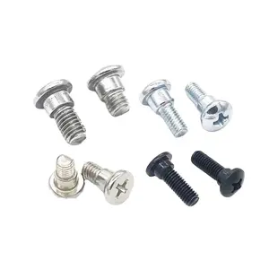 Zhongjiu Factory Sale Carbon Steel M2 Shoulder Screw Flat Head M1.6 Shoulder Screws Shoulder Bolt With Lag Screw