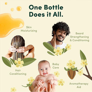 肌にやさしいベビーオイルパラベンフリーのホホバオイルとカモミールスキンホワイトニングベビーオイルOEM/ODMプロフェッショナル保湿 - Product Image 4