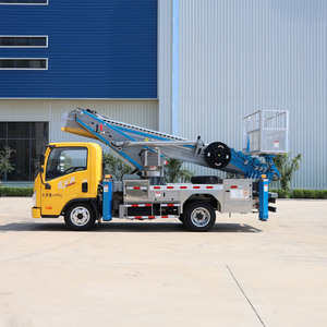 JIUHE 4x2 Camión <span class=keywords><strong>Plataforma</strong></span> Elevadora Telescópica Articulada con Cesta para Trabajos en Altura - Product Image 3
