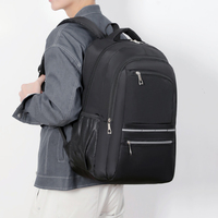 Sac à dos pour ordinateur portable avec chargement USB, décontracté et tendance, multi-poches, léger, pour voyages d'affaires, pour hommes, étudiants, sacs à dos pour livres