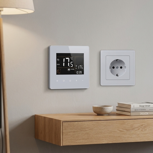 Tuya Wifi Smart Temperature Controller Floor Heating Thermostat Plumbing Boiler Electric Heating House Warm Thermostat