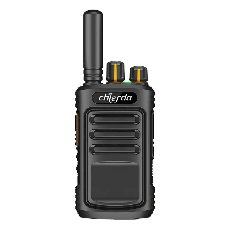 Chierda CD11 5W de alta potência 1200/1800mAh UHF VHF Tipo-C carregador 16 canais duas antenas diferentes walkie talkie