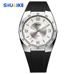 Montre Homme SHUAIKE 963 à Quartz Sport Lumineuse avec Alarme, Logo Personnalisé, Boîtier en Acier Inoxydable de Luxe, Résistante à l'Eau, Bracelet en Caoutchouc - Product Image 5