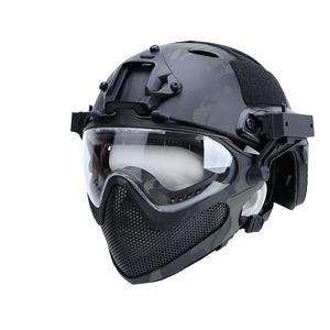 アウトドアスポーツFASTヘルメットABSシェルとスチールメッシュマスク狩猟用アクセサリー - Product Image 6