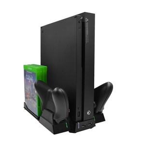 Base de Soporte para Cargador y Almacenamiento de Tarjetas con Ventilador de Refrigeración SYYTECH para Consola de Juegos Nintendo <span class=keywords><strong>Xbox</strong></span> One X, Accesorios Multifunción - Product Image 6