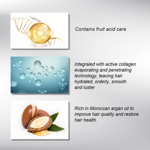 Masque capillaire nourrissant à la kératine hydrolysée, conforme aux normes de la marque privée, pour cheveux abîmés - Product Image 4