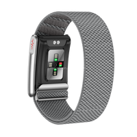 E500 Pulsera Inteligente Plateada con Monitor de ECG, Reloj Inteligente con IA para el Cuidado de la Salud, Dispositivo Portátil con Monitor de Frecuencia Cardíaca, Smartband Deportiva para Android e iOS