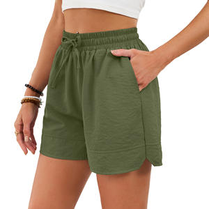 Nouveauté 2026 – Pulls amples décontractés en maille unie respirante pour femme avec poche à cordon et taille élastique - Product Image 3