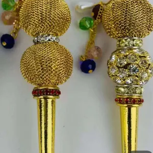 Soporte de carbón dorado de lujo para Shisha hookah, puntas para la boca con diamantes, popular, shisha, la mejor oferta