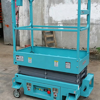 Mini Selbstfahrende Scherenhebebühne 300kg Tragfähigkeit Elektrische Hydraulische Personenhebebühne