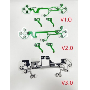 Original para <span class=keywords><strong>PS5</strong></span> controlador botón película conductora LR función cruzada carcasa delgada goma protectora con cable Flex Cable juego - Product Image 1
