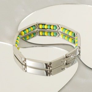 Joyería personalizada Religiosa Pulsera <span class=keywords><strong>de</strong></span> cuentas Pulsera <span class=keywords><strong>de</strong></span> eslabones Pulsera <span class=keywords><strong>de</strong></span> moda Cuentas coloridas Africanas India Poder Santería Pulsera - Product Image 4