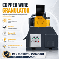 Mesin Granulator Kawat Tembaga Tipe Kering untuk Papan PCB, Papan Elektronik, dan Daur Ulang Pemulihan Tembaga