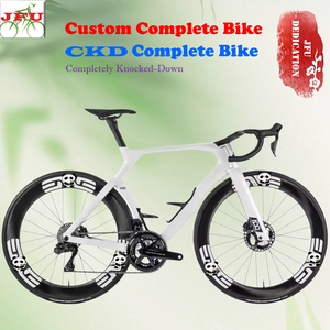 Bicicleta de <span class=keywords><strong>Carretera</strong></span> Y1Rs de Fibra de <span class=keywords><strong>Carbono</strong></span> Ultegra R8100 / R8170 Di2 de 12 Velocidades con Sistema de Frenos de <span class=keywords><strong>Disco</strong></span>, Piezas de Bicicleta para Cervelo Colnago. Cañón. - Product Image 4