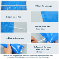 Bâtons gonflables personnalisés avec logo, Thundersticks, accessoires de rechargement, bâtons promotionnels pour événements sportifs et rassemblements politiques