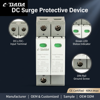 Parafoudre solaire photovoltaïque 2P DC 500V 20KA CDADA Chine, dispositif de protection contre les surtensions