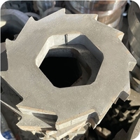 Trituradora industrial pequeña Walldorn para descomponer plástico, purgar y extruir residuos, trituradora de doble eje.