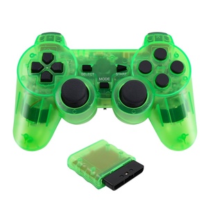 Tay cầm chơi game không dây 2.4G trong suốt cho <span class=keywords><strong>PS2</strong></span>, cần điều khiển chơi game cho <span class=keywords><strong>PS2</strong></span>, tay cầm điều khiển từ xa, Joypad, Manette - Product Image 4