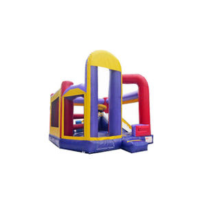 Château gonflable Dola avec mini toboggan, château gonflable commercial Dino Bounce, grand château de saut pour <span class=keywords><strong>club</strong></span>, trampoline, capacité de plus de 100 personnes - Product Image 3