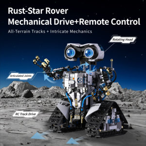 Ensemble de robots spatiaux pour enfants, 1468 pièces, blocs de construction STEM, robots mécaniques électroniques <span class=keywords><strong>3D</strong></span>, <span class=keywords><strong>puzzle</strong></span> créatif, modèle à assembler - Product Image 2